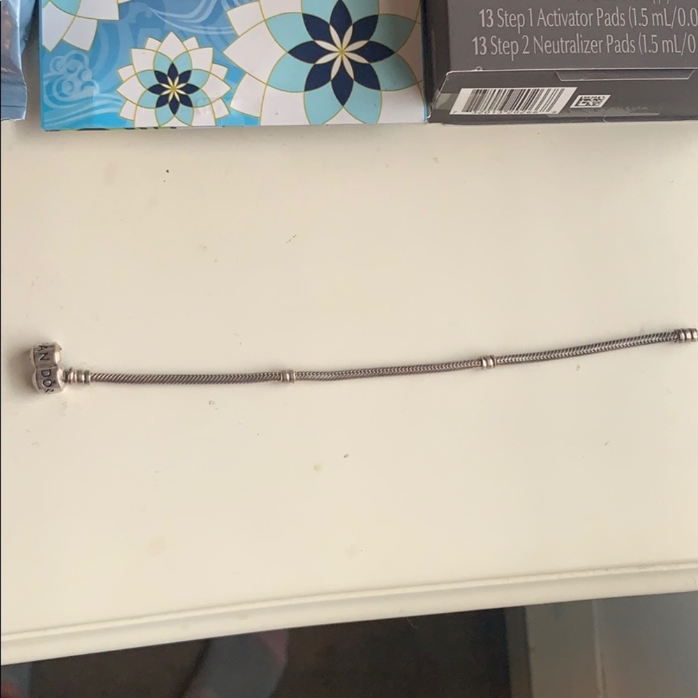 Silver pandora bracelet